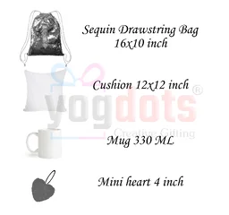 Valentine day gift combo bag - Silver